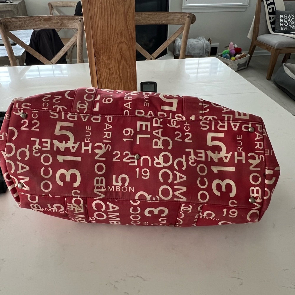 Chanel beach bag